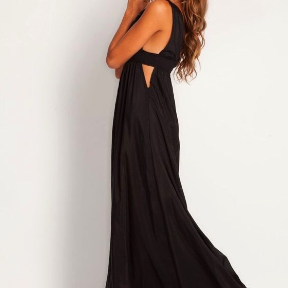 Indah Anjeli empire maxi dress black xs - Picture 4 of 7